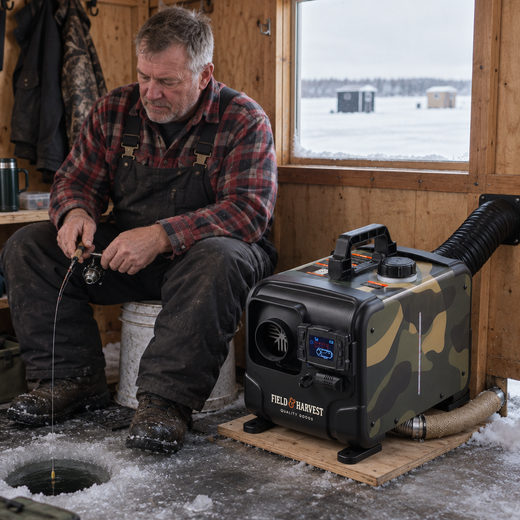 Ice shacks
