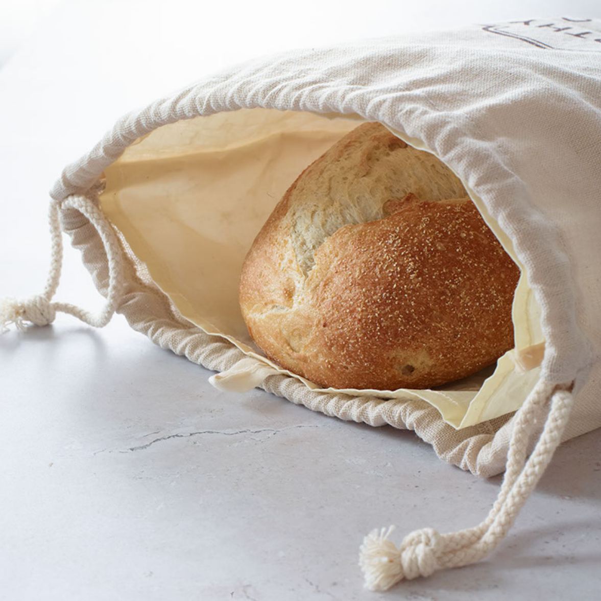 The Bliss Bag™ Beeswax Lined Bread Bag - Free Gift