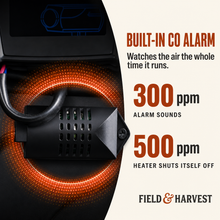 The Bunkhouse Diesel Heater - co alarm feature