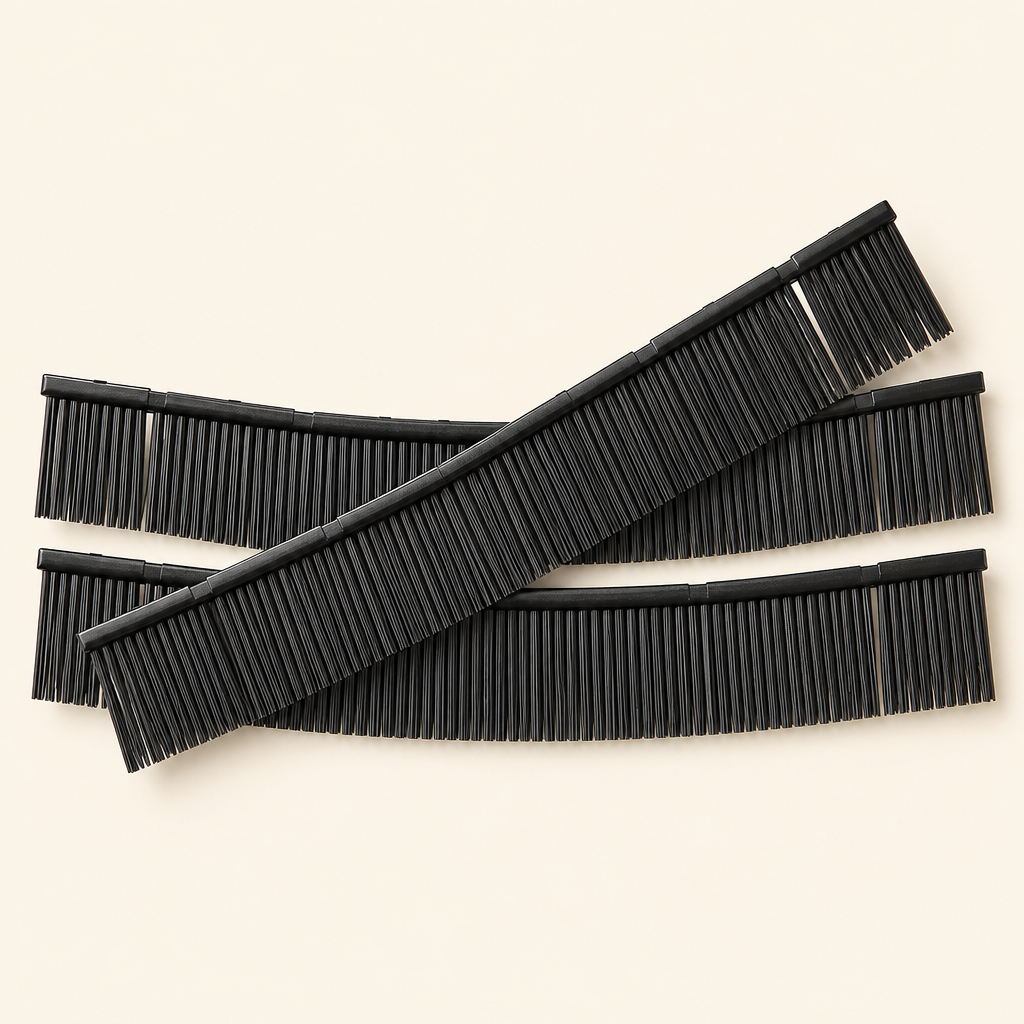 Set of three replacement V-brush rows for The Yeoman Sweep