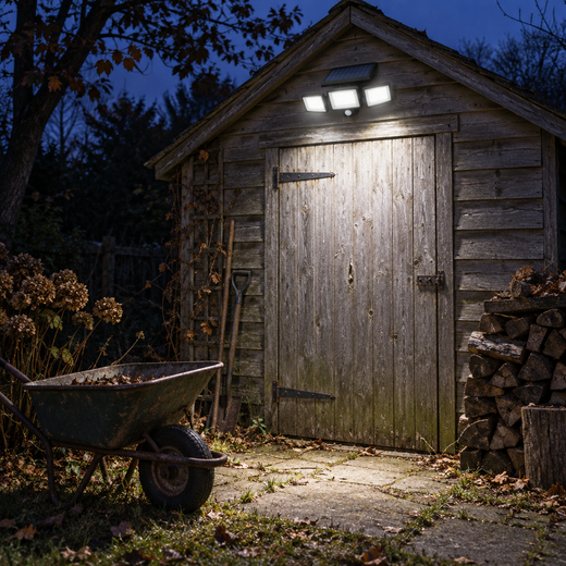 The shed with no power to it