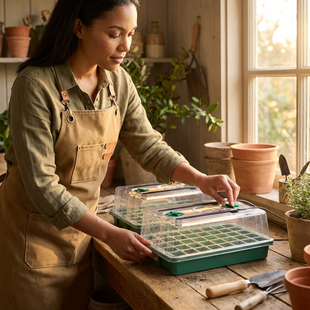 The Grove Starter Set™ — The Complete Indoor Seed Starting System