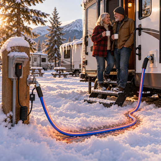The RV park pedestal