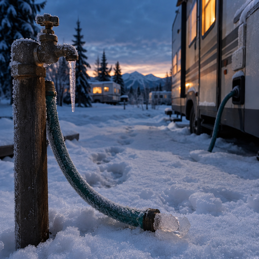 The plain hose at 6 a.m.